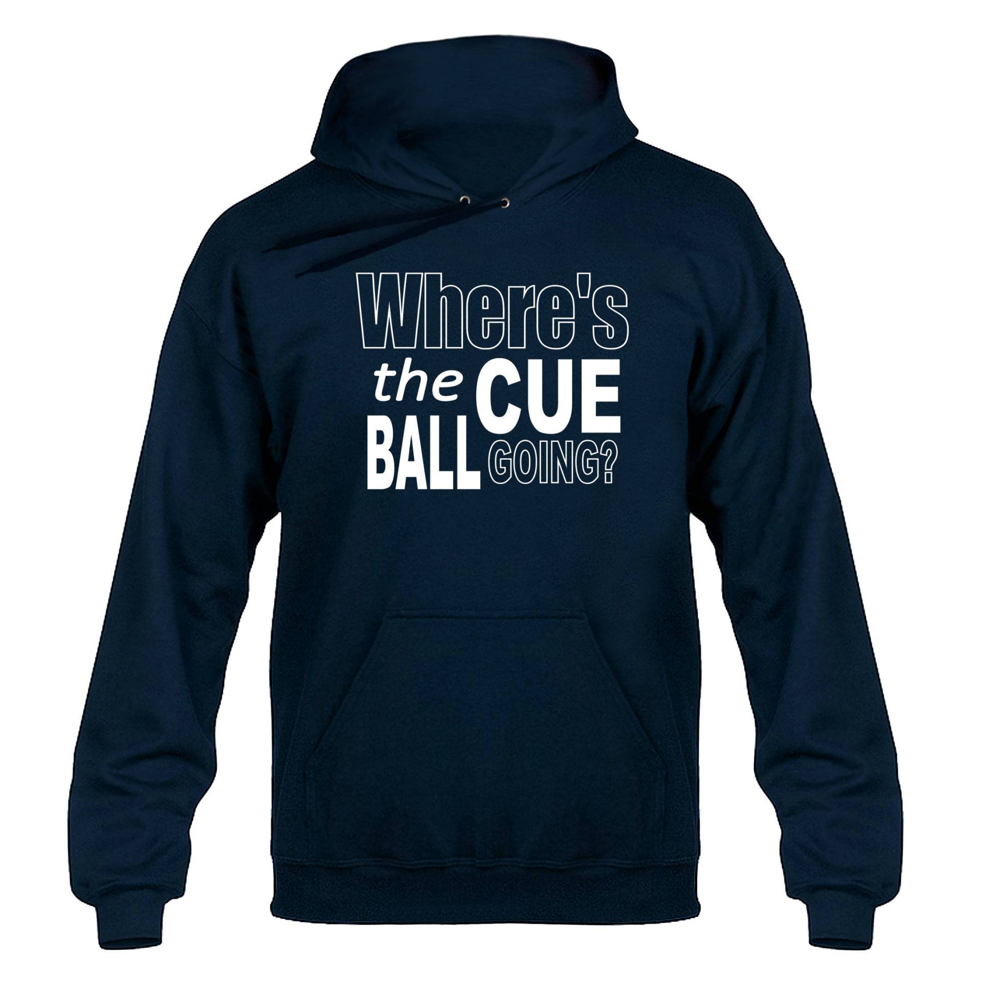 Wo Der Cue Ball Geht Snooker Hoody Hoodie Kapuzenpullover Marineblau Wo Der Cue Ball Geht Snooker Hoody Hoodie Kapuzenpullover Marineblau von nerdkeyz