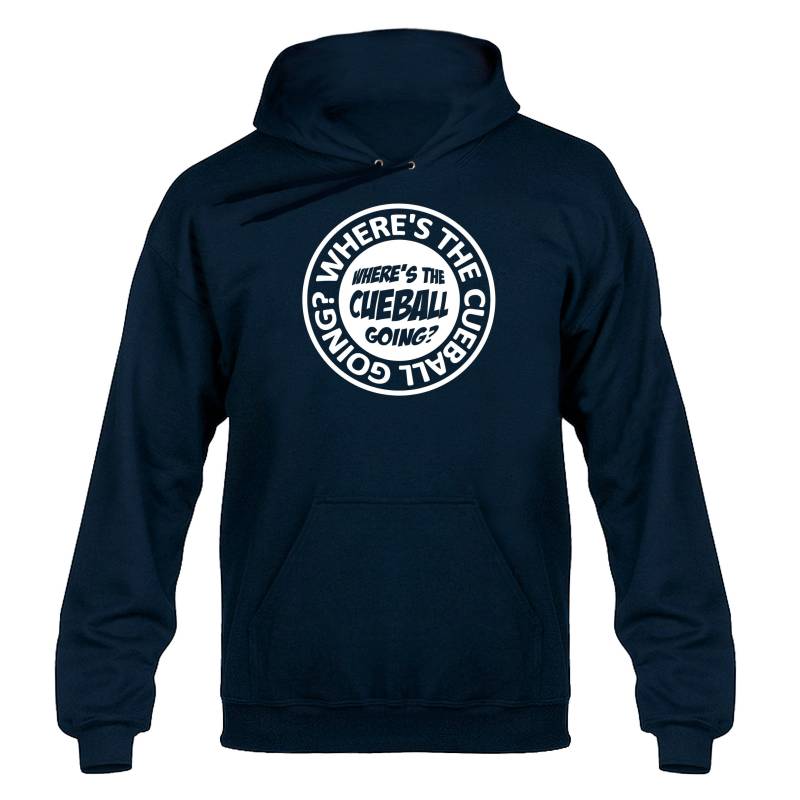 Wo Der Spielball Geht Rundschreiben Logo Snooker Hoody Hoodie Kapuzenpullover Marineblau Wo Der Spielball Geht Rundschreiben Logo Snooker Hoody Hoodie Kapuzenpullover Marineblau von nerdkeyz
