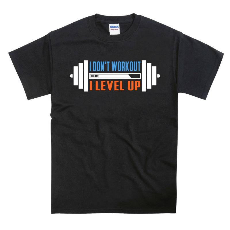 Workout-Fitness Level Up Tshirt Workout-Fitness Level Up Tshirt von nerdkeyz