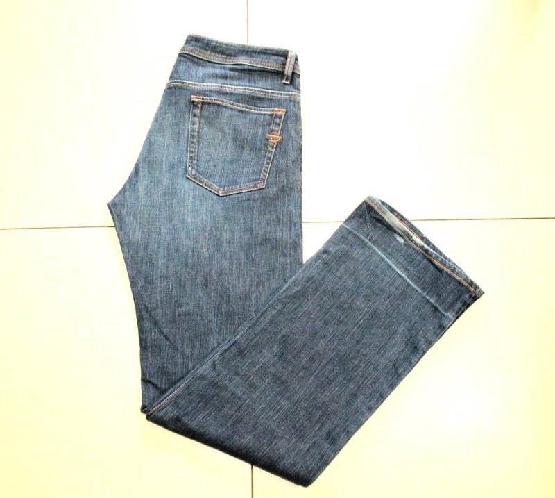 Vintage Herren Blau Denim Diesel Industry Button Gerades Bein Stonewashed Jeans W 34 L 24 Boho von neringasvintageshop