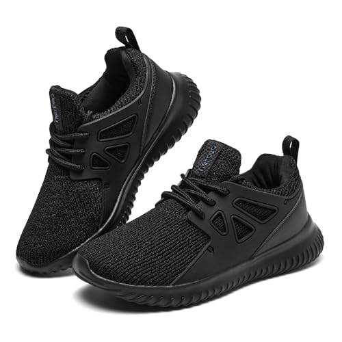 nerteo Für Jungen Turnschuhe Hallenschuhe Kinderschuhe Sneaker Tennisschuhe Outdoor Laufschuhe Schwarz 29 EU von nerteo