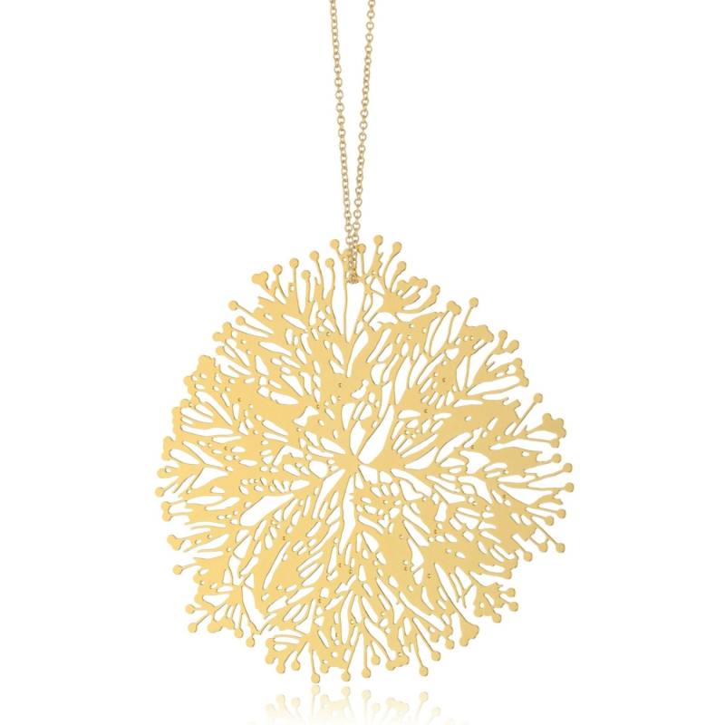 Großen Algenblüte Anhänger | Gold Großen Algenblüte Anhänger | Gold von nervoussystem