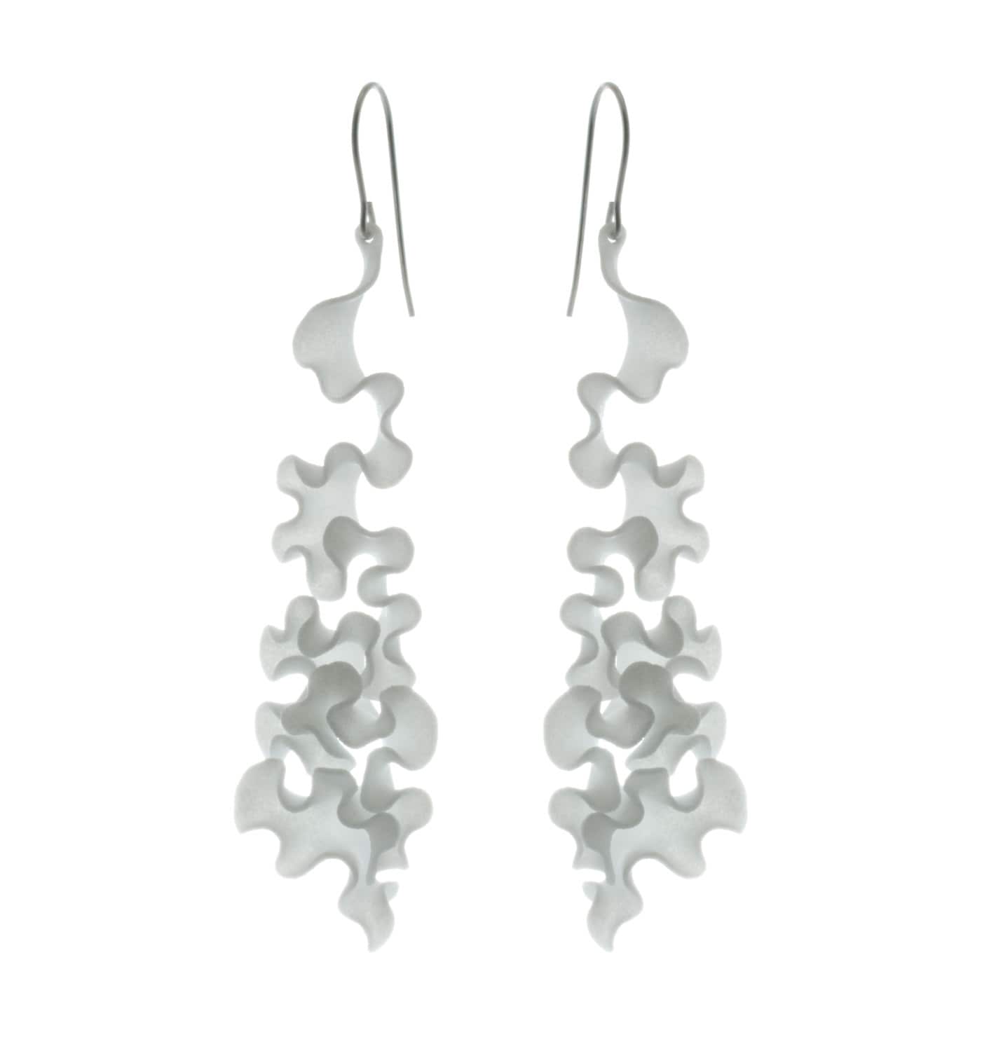 Kassiopea Ohrringe // 3D-Gedruckter Schmuck Kunst + Wissenschaft Natur Kassiopea Ohrringe // 3D-Gedruckter Schmuck Kunst + Wissenschaft Natur von nervoussystem