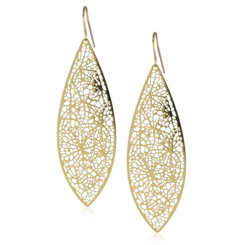 Wurzel Ohrringe | Gold von nervoussystem