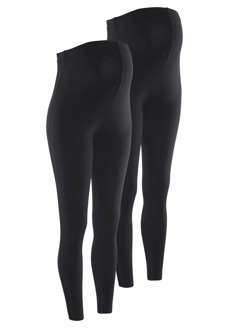 Neun Monate Umstandshose "2 Stück Umstands-Hosen für Schwangerschaft und Stillzeit" 2er Pack Leggings für Schwangerschaft & Stillzeit von neun monate