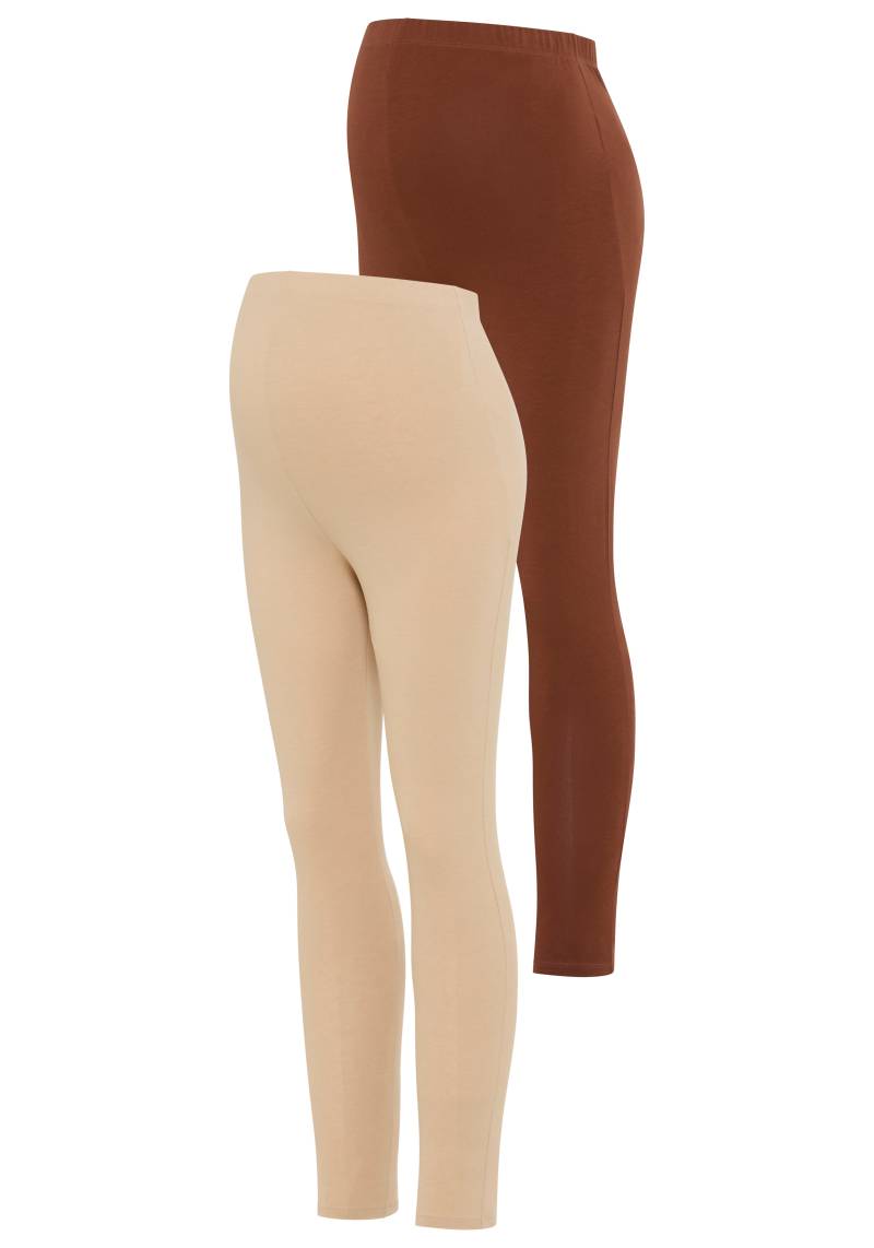 Neun Monate Umstandshose "2 Stück Umstands-Hosen für Schwangerschaft und Stillzeit" 2er Pack Leggings für Schwangerschaft & Stillzeit von neun monate