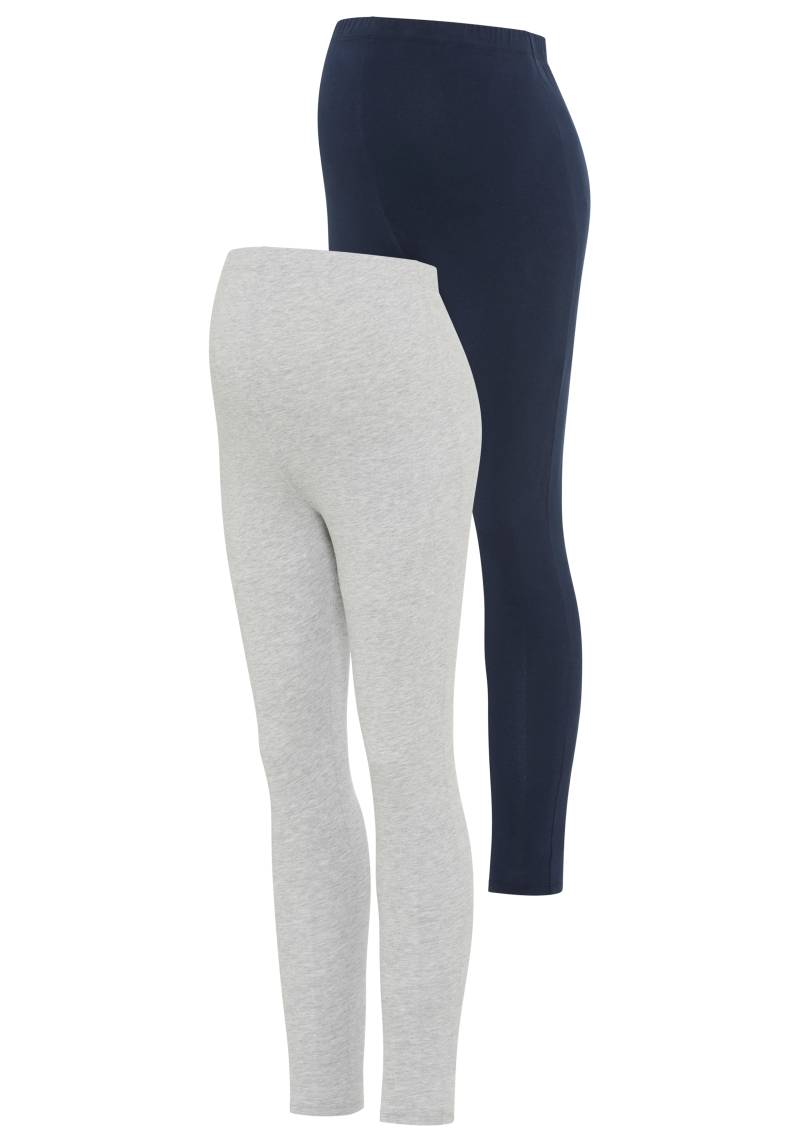 Neun Monate Umstandshose "2 Stück Umstands-Hosen für Schwangerschaft und Stillzeit" 2er Pack Leggings für Schwangerschaft & Stillzeit von neun monate