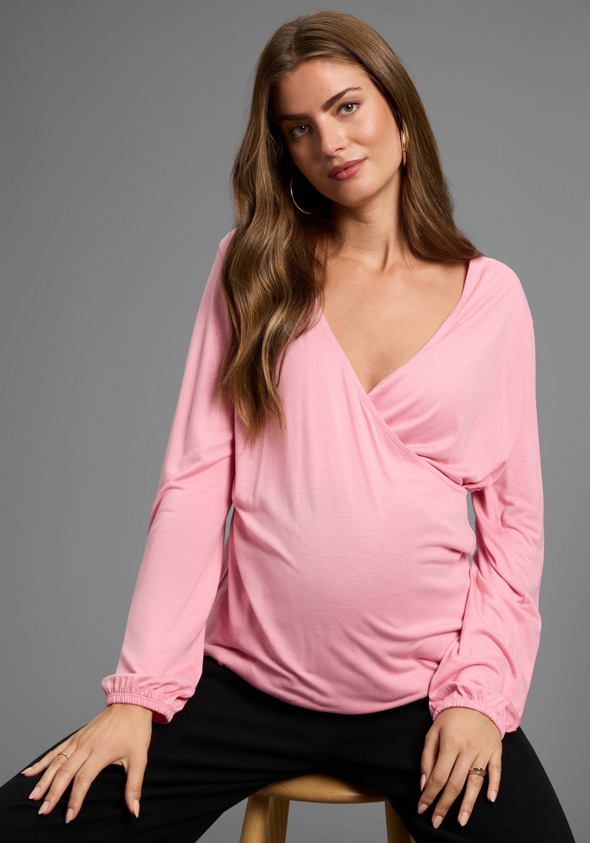 Neun Monate Umstandsshirt "Stillshirt mit praktischem Ausschnitt", Umstands-Shirt für Schwangerschaft und Stillzeit Neun Monate Umstandsshirt "Stillshirt mit praktischem Ausschnitt", Umstands-Shirt für Schwangerschaft und Stillzeit von neun monate