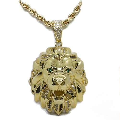 Never Say Never Lion-Halskette aus 18-karätigem Gold. 23,70 g 18-karätiges Gold von never say never