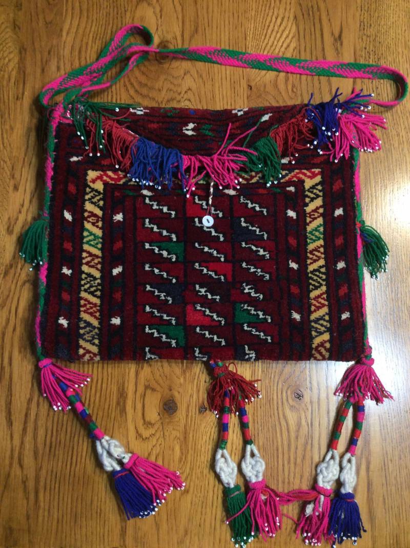 Vintage Boho Teppich Tasche von neverlandvintageco