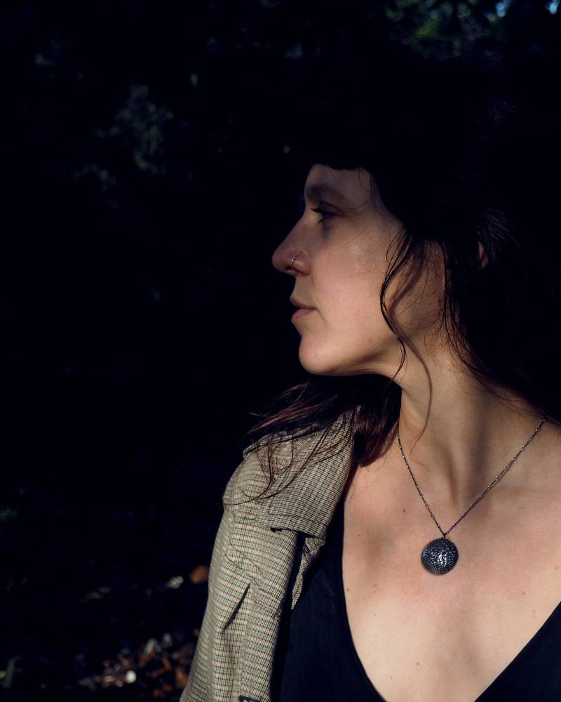 Silber Mond Halskette Silber Mond Halskette von nevermoremetals