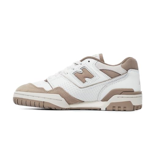 New Balance 550 Herren-Sneaker - Synthetik, weiß braun, 45 EU von new balance