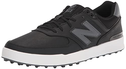 New Balance Men's 574 Greens Golf Shoe, True Black, 10 von New Balance