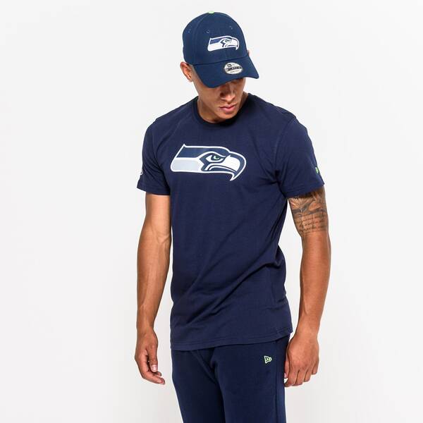 NEW ERA Herren T-Shirt SEATTLE SEAHAWKS TEAM LOGO von new era