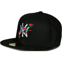 New Era 59fifty Mlb New York Yankees Unisex Schneller Rücken - Schwarz - Größe 7 - Baumwolle von new era