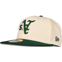 New Era 59fifty Mlb Oakland Athletics Unisex Kappen - Weiß - Größe 7 1/8 - Baumwolle von new era