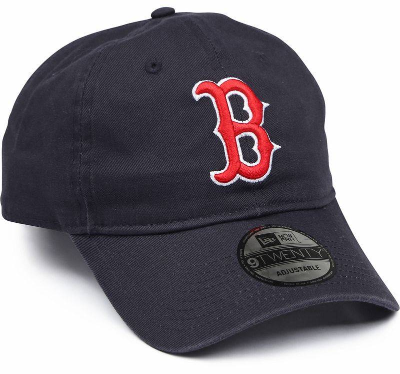 New Era Boston RedSox Cap Washed Navy - von new era