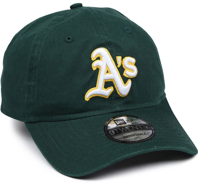 New Era Oakland Athletics Cap Washed Dunkelgrün - von new era
