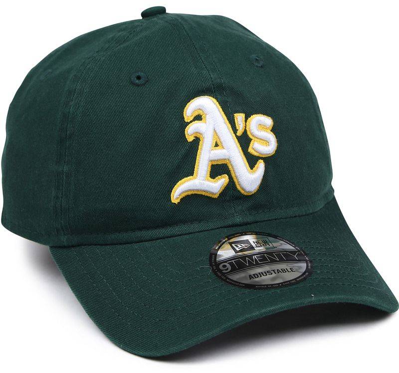 New Era Oakland Athletics Cap Washed Dunkelgrün - von new era