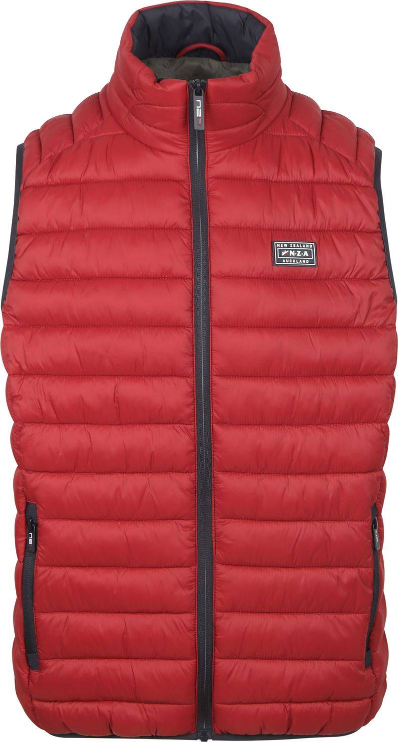 NZA Bodywarmer Puffer Cherry Red - Größe L von new zealand auckland