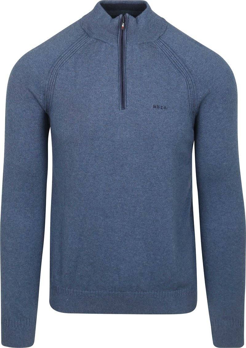 NZA Half Zip Pullover Clive Blau - Größe XXL von new zealand auckland