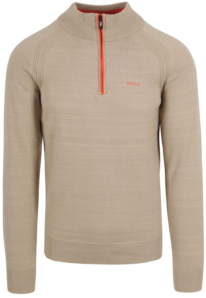 NZA Half Zip Pullover Waitaki Beige - Größe M von new zealand auckland