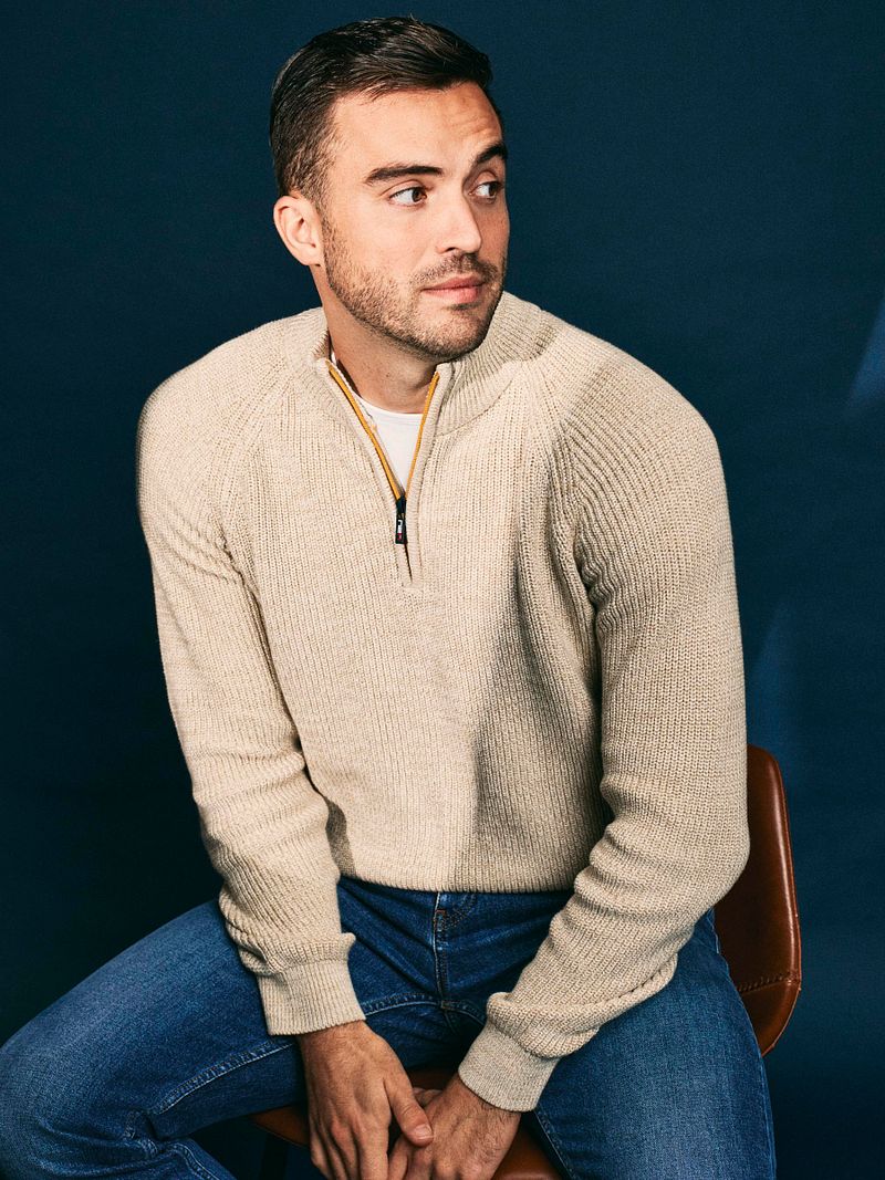 NZA Half-Zip Pullover Model "Drake" in Beige - Größe L von new zealand auckland