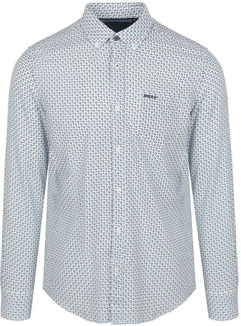 NZA Hemd Aidan Print Blau - Größe L von new zealand auckland