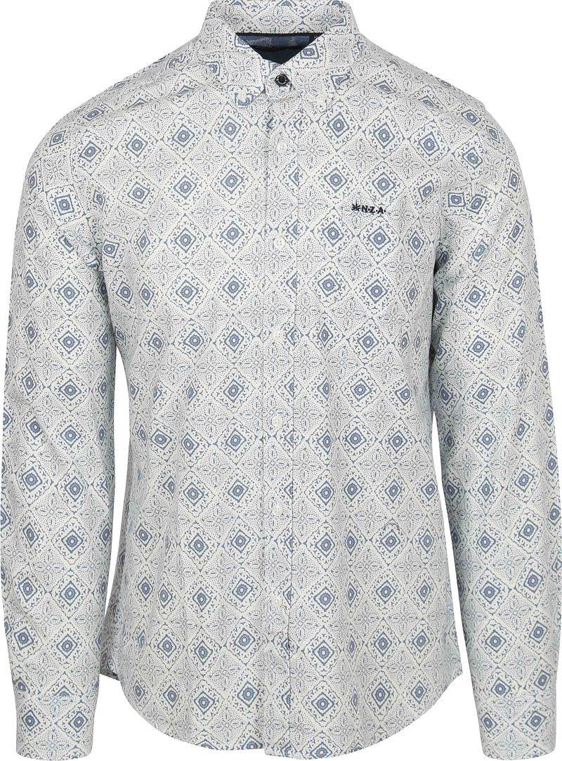 NZA Hemd Karson Leinen Blend Blau - Größe L von new zealand auckland