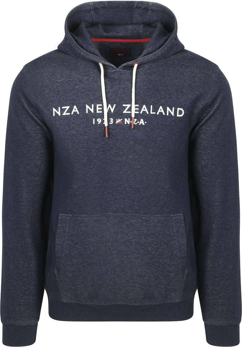 NZA Hoodie Diamond Logo Interlock Melange Icon Navy - Größe XXL von new zealand auckland