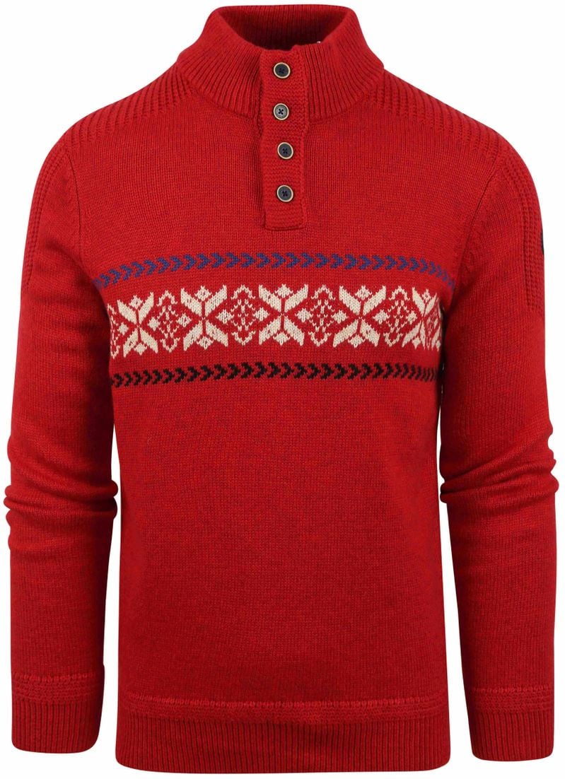 NZA Mocker Pullover Ngatu Rot - Größe M von new zealand auckland