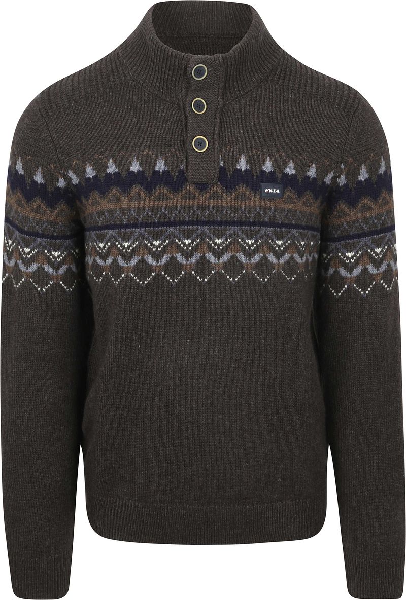 NZA Pullover Iker Nordic Wool Blend Hazel - Größe L von new zealand auckland