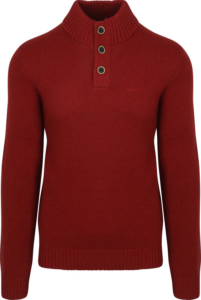 NZA Pullover Mocker Adan Cherry Red - Größe M von new zealand auckland