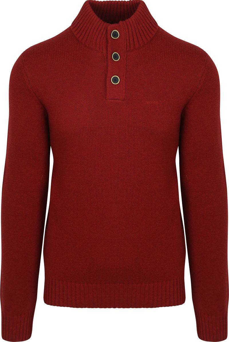NZA Pullover Mocker Adan Cherry Red - Größe M von new zealand auckland