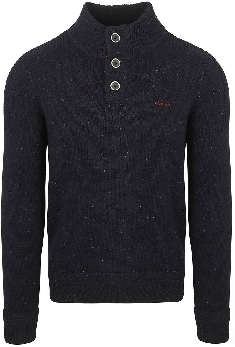 NZA Pullover Mocker Conor Melange Icon Navy - Größe XXL von new zealand auckland