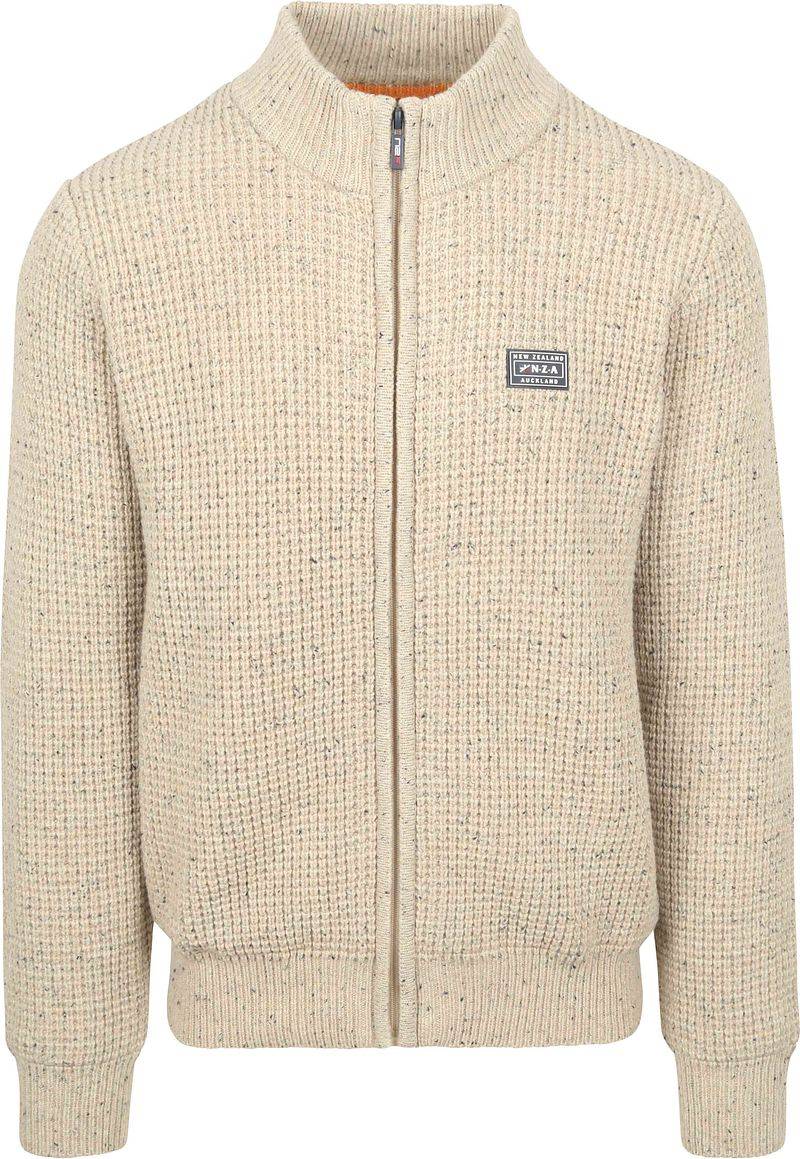 NZA Strickjacke Wool Mix Dominick Beige - Größe 3XL von new zealand auckland