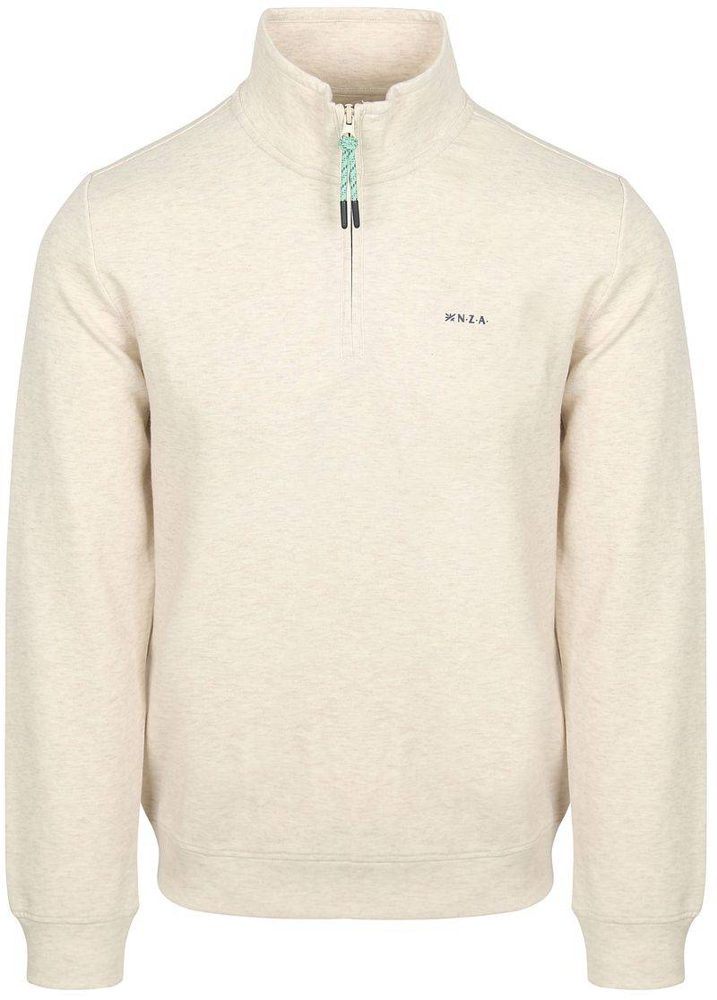 NZA Sweatshirt Halfzip Cesar Beige - Größe 3XL von new zealand auckland