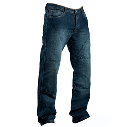 newfacelook Motorradhose Herren Denim Motorrad Jeans mit Aramid verstärkt Schutzauskleidung von newfacelook