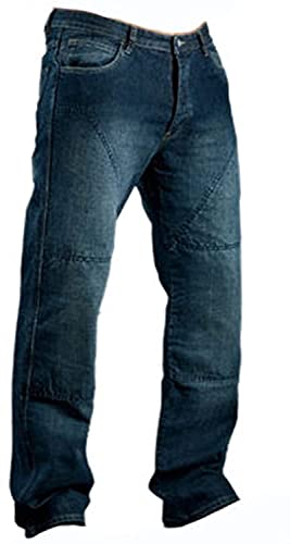 newfacelook Motorradhose Herren Denim Motorrad Jeans mit Aramid verstärkt Schutzauskleidung von newfacelook