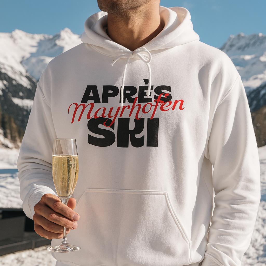 Aprés Ski Hoodie Mayrhofen | Unisex Pullover & Snowboard Party - Berge Winter Skiurlaub Geschenk von newmomfindsshop