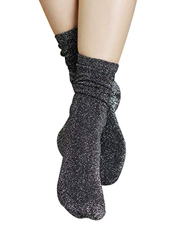 newrong Damen Klassisch Collegen Winter Socken Schwarz Einheitsgröße von newrong