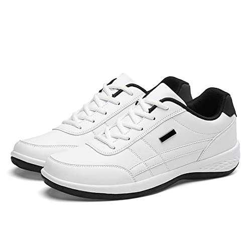 newrong Frühling Herren Schuhe Low-Top Boardschuhe Casual Sport Student Schuhe, weiß, 43.5 EU von newrong