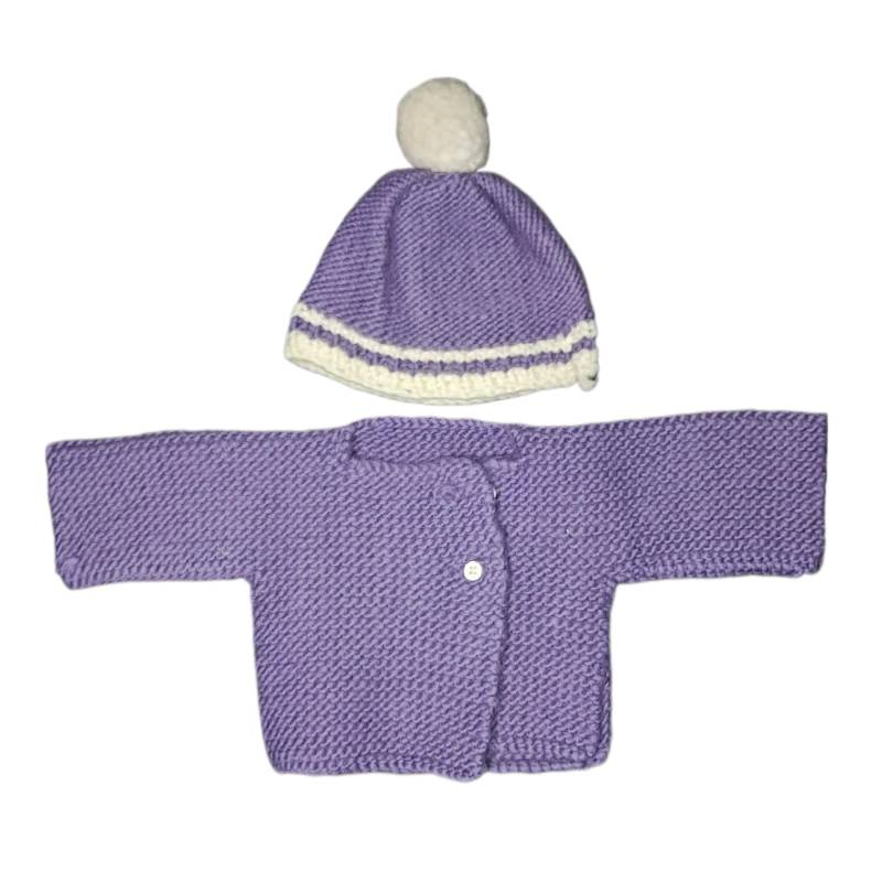 Neugeborenen Set Bommelmütze Und Jäckchen Marineblau Handgefertigt Aus Schurwolle Neugeborenen Set Bommelmütze Und Jäckchen Marineblau Handgefertigt Aus Schurwolle von newwoolmagic