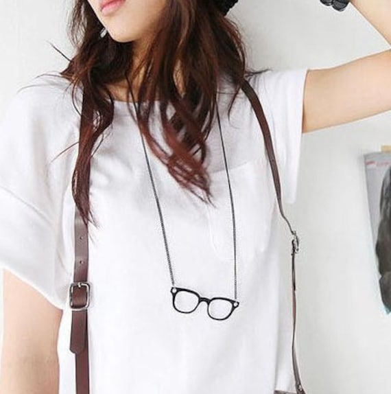 Nerd Brille Halskette von newyorkcrafts