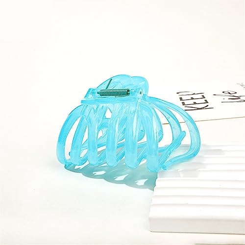 Einfarbige Klaue Clip Krabbe Haarspange for Frauen Haarkrallen Einfache Pferdeschwanz Clip Haarschmuck Ornament Kopfbedeckung 1St (Color : A10) von nezih