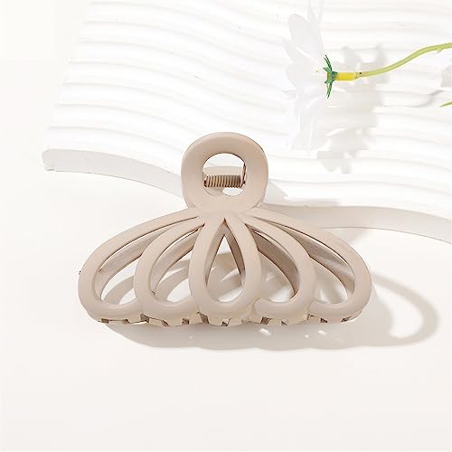 Fashion Matte Hair Claw Clips 8-Shaped Shark Clip Large Size Hair Clamps For Women Hair Accessories Solid Color Headwear 1Pcs (Color : C3-11cm) von nezih