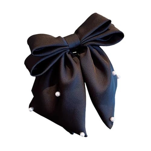 Haarspangen für dickes Haar Frauen-Schleifen-Haarspangen koreanischer süßer Stil Chiffon-Perlen-Accessoires für Frauen und Mädchen von nicamaikoo-shop