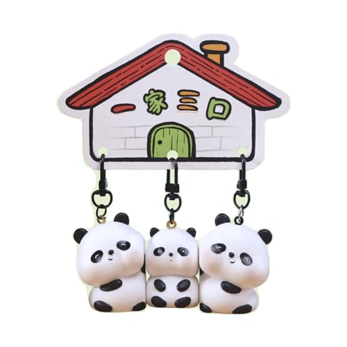 nicamaikoo-shop Niedlicher Panda Schlüsselanhänger-Tierform Schlüsselanhänger Schönes Geschenk von nicamaikoo-shop