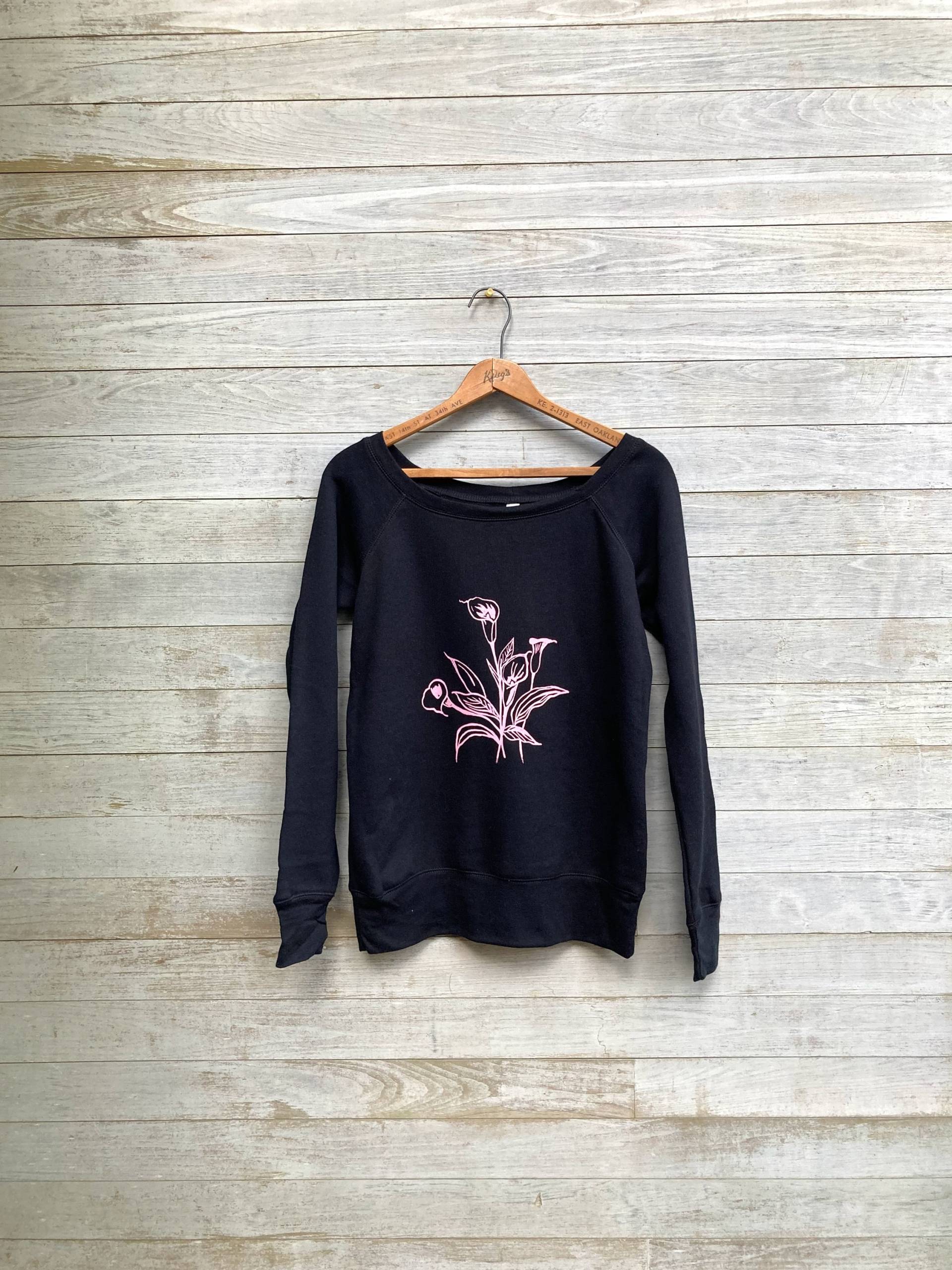 Calla Lilie Sweatshirt, Yoga Top, Floral Geschenk Für Mama von nicandthenewfie