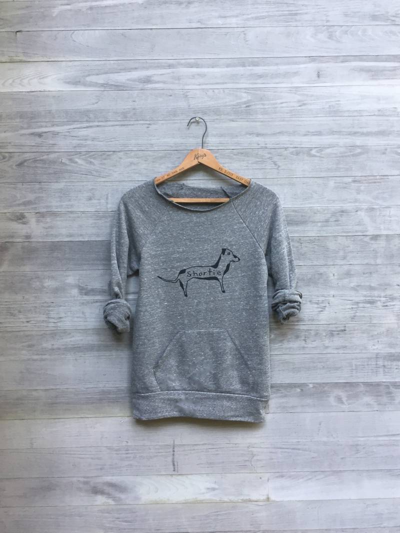 Dackel Sweatshirt, Doxie, Shortie Shirt von nicandthenewfie
